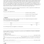 Subletting Contract Template