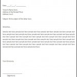 Tenant Eviction Letter