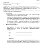 Truck Driver Contract Agreement