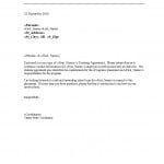 Visitation Agreement Letter