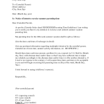 Visitation Agreement Letter