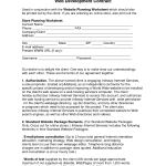 Website Agreement Contract 