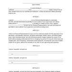 Will And Testament Template 