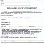 maintenance contract agreement